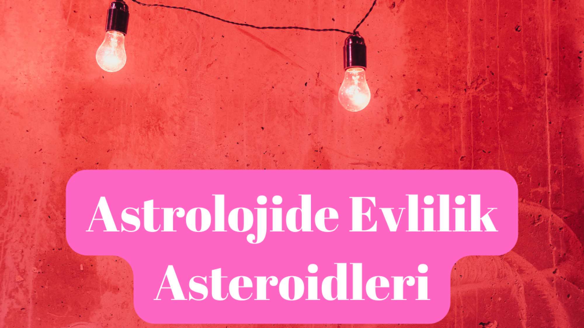 Astrolojide İlişki Evlilik Asteroidleri